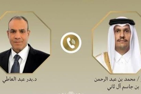 وزیران خارجه قطر و مصر درباره تحولات منطقه گفتگو کردند