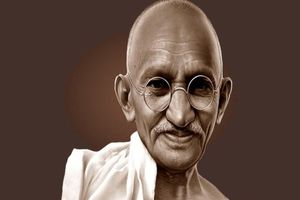 ماهاتما گاندی امروز در مجله بخارا روی دکه رفت