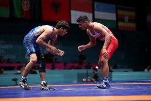 مدال برنز علی مومنی در وزن ۵۷ کیلوگرم کشتی آزاد بازی‌های کشورهای اسلامی