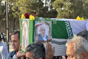 پیکر جانباز ۷۰ درصد شهید در خواف تشییع شد 