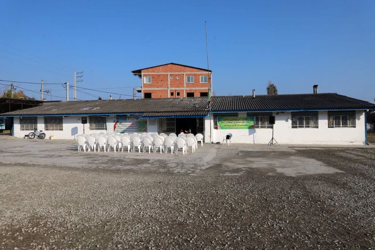 کلنگ زنی ساخت مدرسه در لتینگان نوشهر 