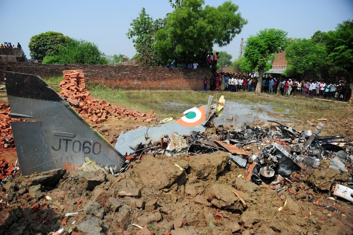 سقوط+جنگنده+هندی