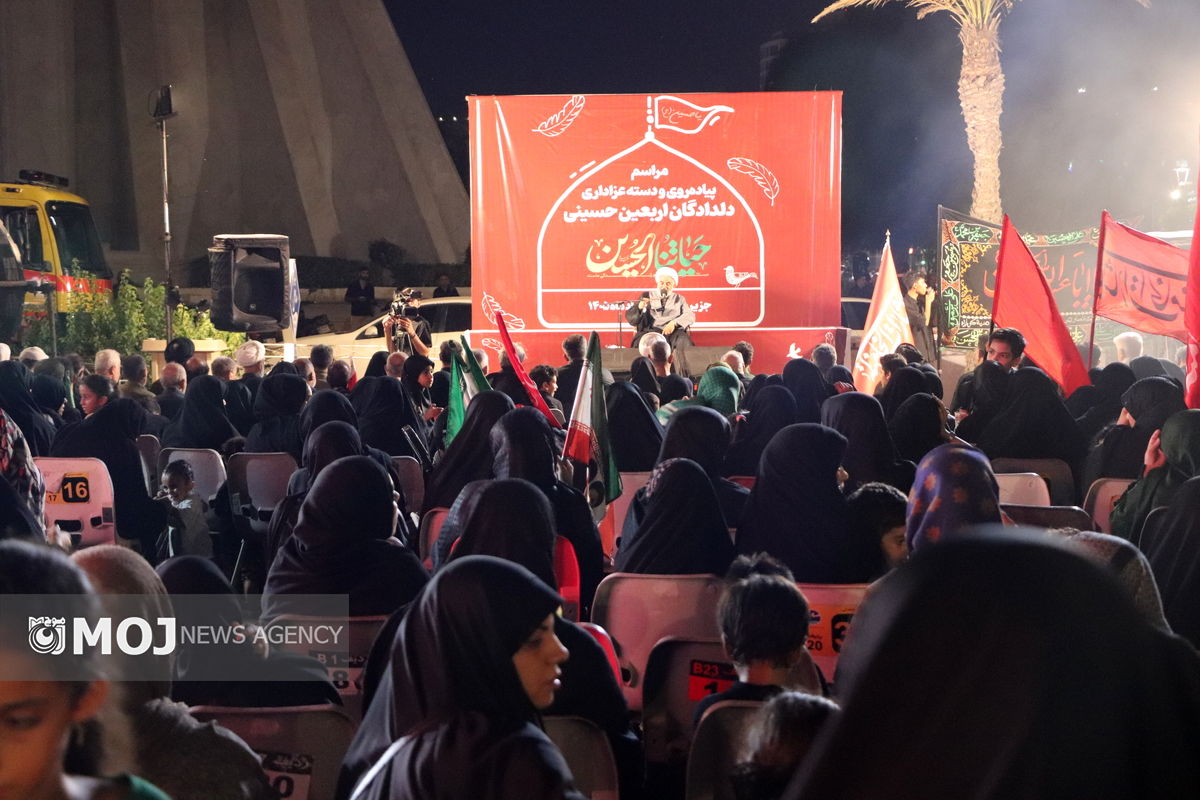 اجتماع اربعین با حضور امام جمعه بندر عباس در کیش