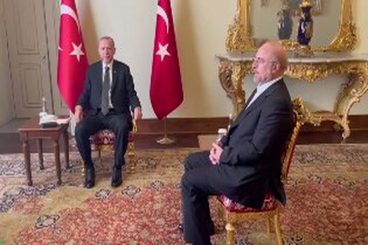 دیدار قالیباف با اردوغان