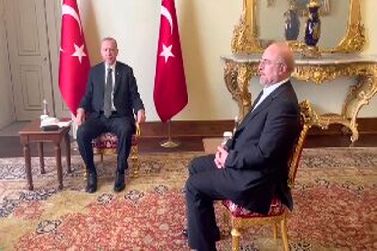 دیدار قالیباف با اردوغان