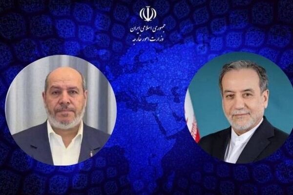 عراقچی به رئیس جدید دفتر سیاسی جنبش حماس تبریک گفت