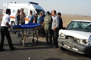 تصادف دو خودروی پراید در محور طریق الحسین ۷ مصدوم داشت 