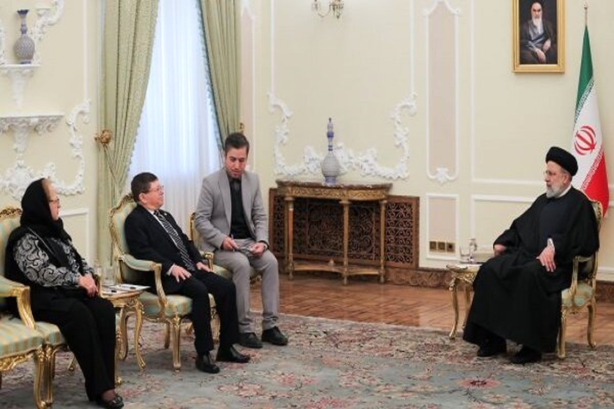 رئیس جمهوری در آیین دریافت استوارنامه سفیر جدید نیکاراگوئه