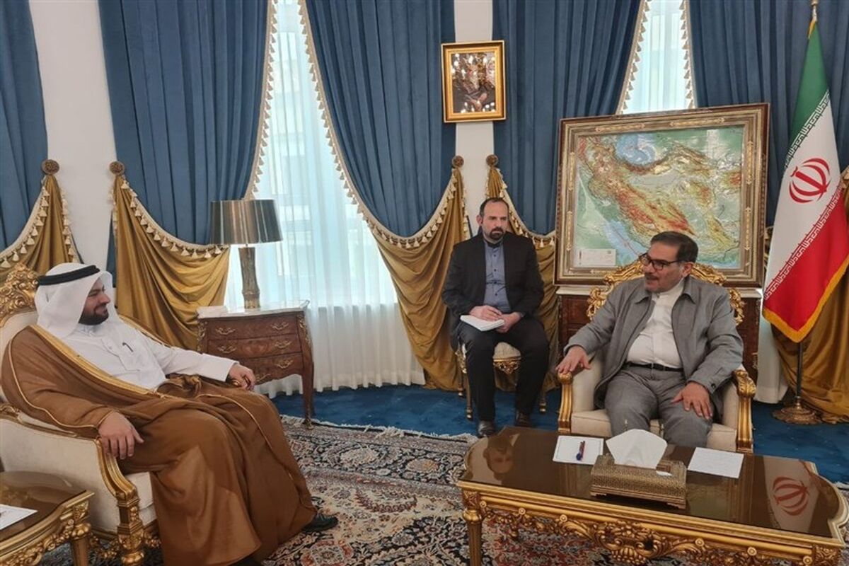شمخانی با وزیر مشاور قطر دیدار کرد