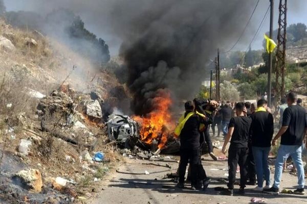 رژیم صهیونیستی به یک خودرو در جنوب لبنان حمله پهپادی کرد