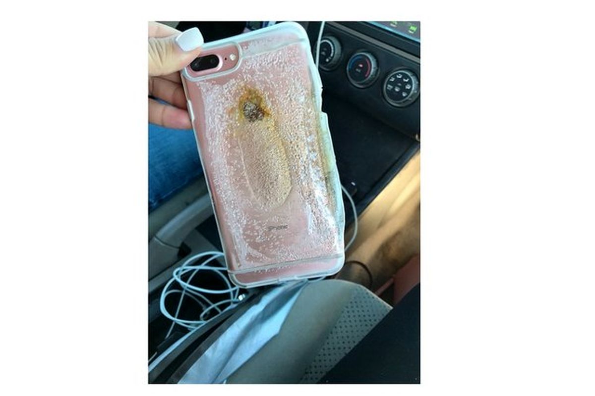 آتش سوزی آیفون 7