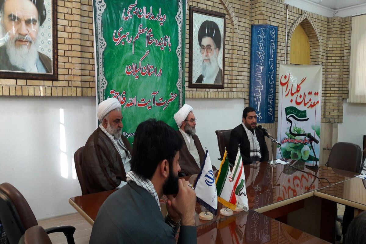 دیدار ایت الله فلاحتی با مداحان