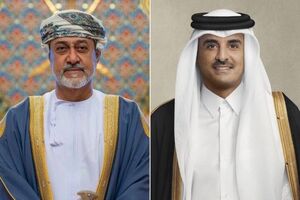 امیر قطر و سلطان عمان درباره تلاش‌ها برای کاهش تنش‌ در منطقه گفتگو کردند