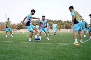  تیم ملی ایران در تهران پس از شکست در دوحه تمرین ریکاوری انجام داد