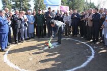 کلنگ ساخت هشتمین مدرسه بانک سامان به زمین زده شد