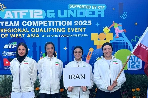  دختران نونهال ایرانی در مسابقات تنیس آسیا به قهرمانی رسیدند