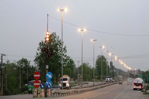 اجرای ۳۰ کیلومتر عملیات روشنایی در محورهای مواصلاتی اردبیل