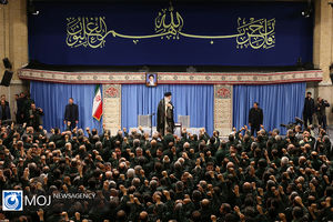 دیدار مجمع عالی فرماندهان سپاه با فرمانده کل قوا