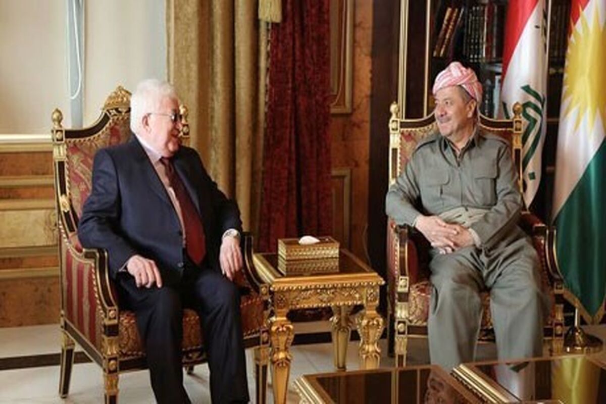 بارزانی و فواد مسعود