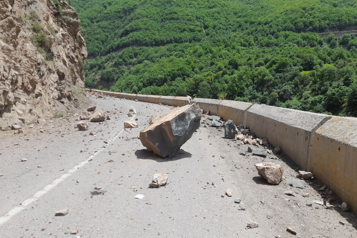 انسداد جاده چالوس 