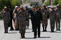  امیر صباحی‌فرد و سردار حاجی‌زاده از بخش‌های مختلف یگان پدافندی خنداب بازدید کردند