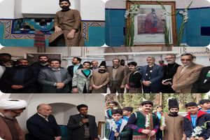 محل شهادت امیرکبیرتوسط دانش آموزان درباغ فین کاشان گلباران شد