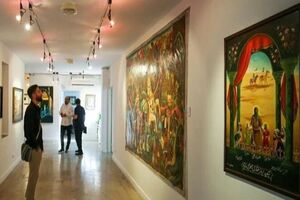 جمعه هنری با نقاشی، حجم، چیدمان و نقاشی‌خط
