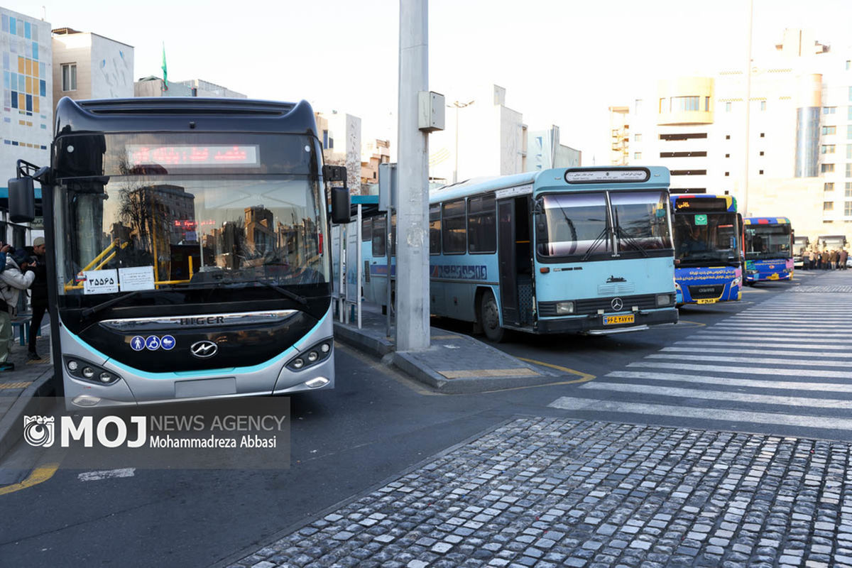 آغاز فعالیت اتوبوس های برقی در ۳ خط مرکز شهر تهران