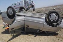 واژگونی سواری پراید، جان 2 تن را گرفت 