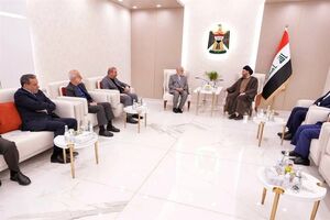 دیدار رئیس شورای راهبردی روابط خارجی با رئیس جریان حکمت عراق