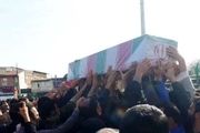 مراسم تشییع شهید مدافع حرم در ساری برگزار شد