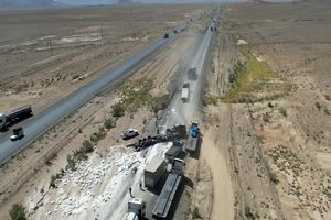 عادی شدن تردد در مسیر در محور میمه به تهران