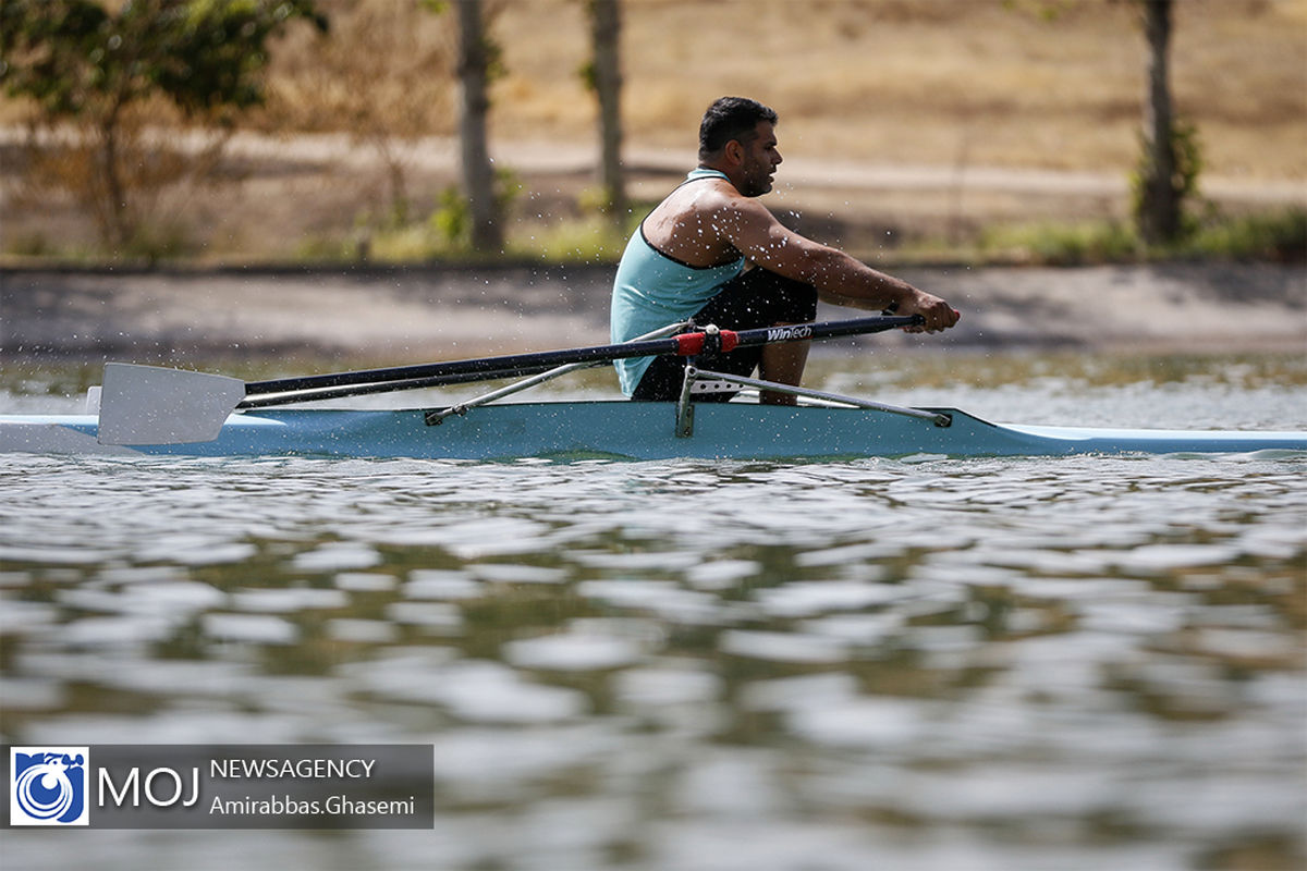 مسابقات قایقرانی روئینگ آقایان قهرمانی کشور