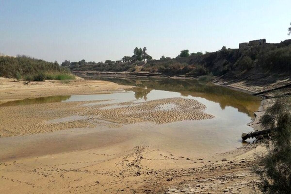 خشکسالی رودخانه زهره