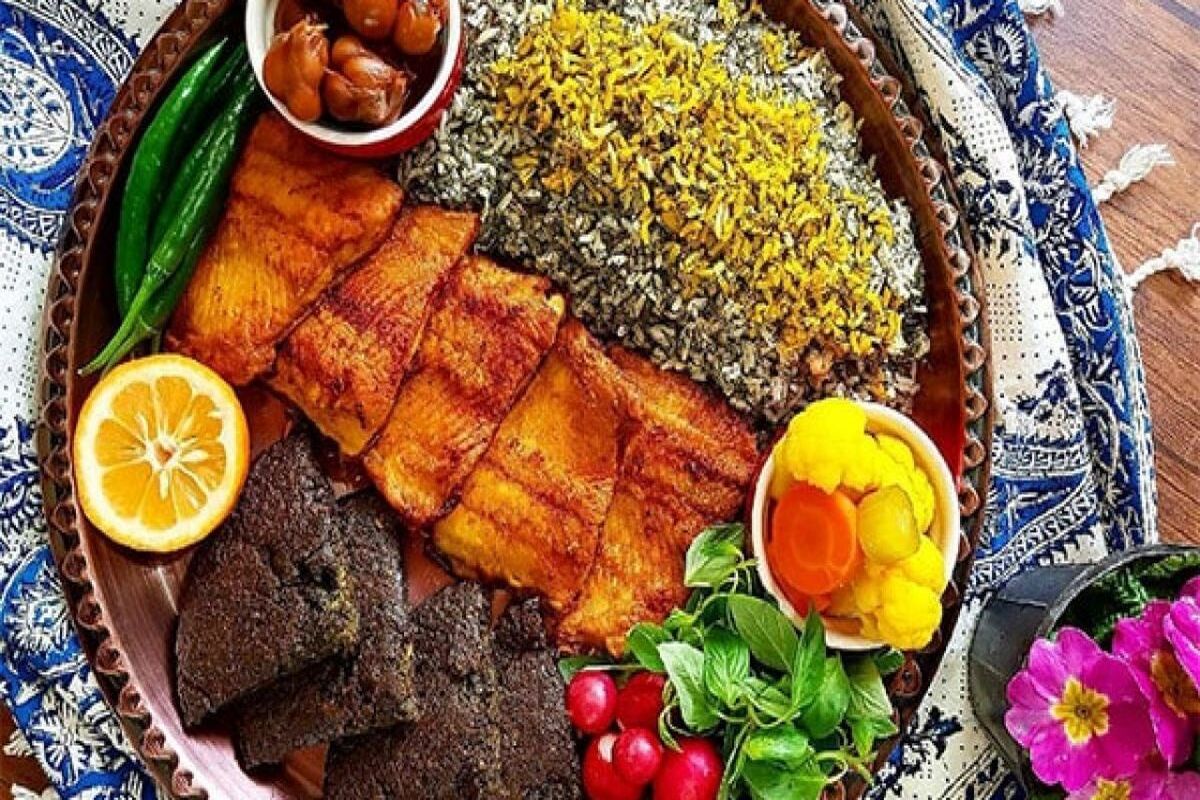 سبزی+پلو+با+ماهی