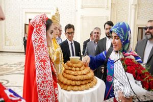  نادره رضایی به منظور شرکت در جشنواره بین المللی تئاتر های حرفه ای کشور تاجیکستان وارد این کشور شد