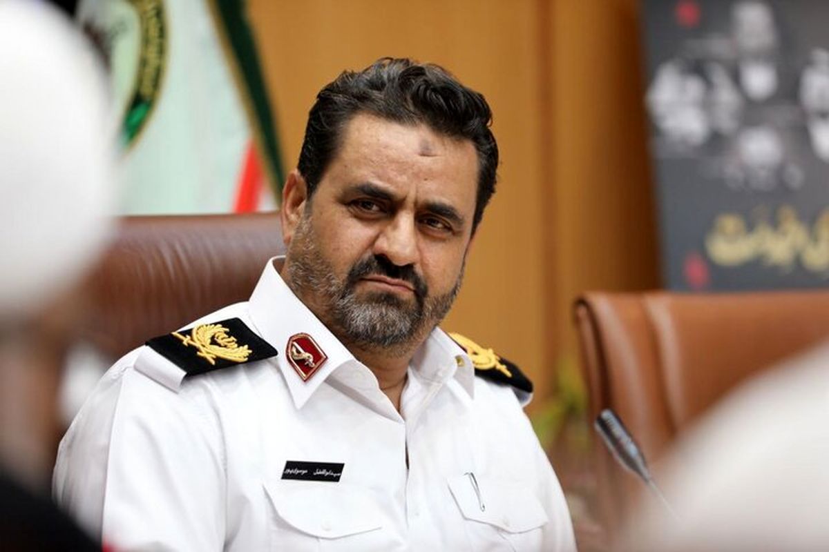 سردار سید ابوالفضل موسوی پور رئیس پلیس راهور تهران بزرگ