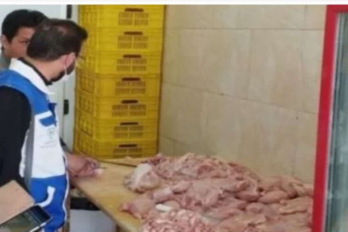 مرغ غیر بهداشتی