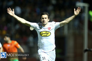 دیدار تیم های فوتبال مس رفسنجان و پرسپولیس