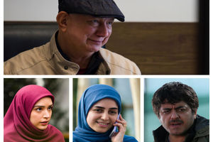 آتیلا پسیانی برای هم بازی جلوی دوربین رفت/ادامه تصویربرداری سریال نوروزی شبکه دو