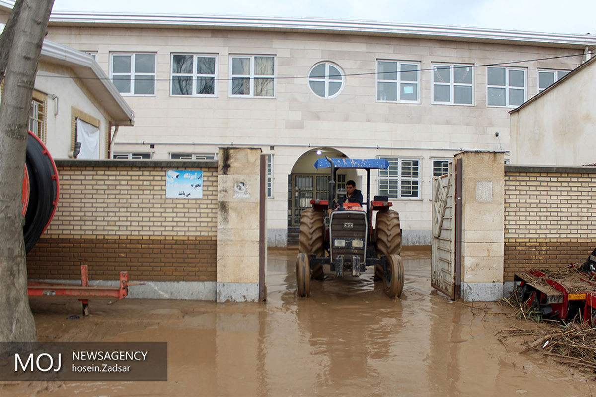 آبگرفتگی معابر شهری در گنبد کاووس