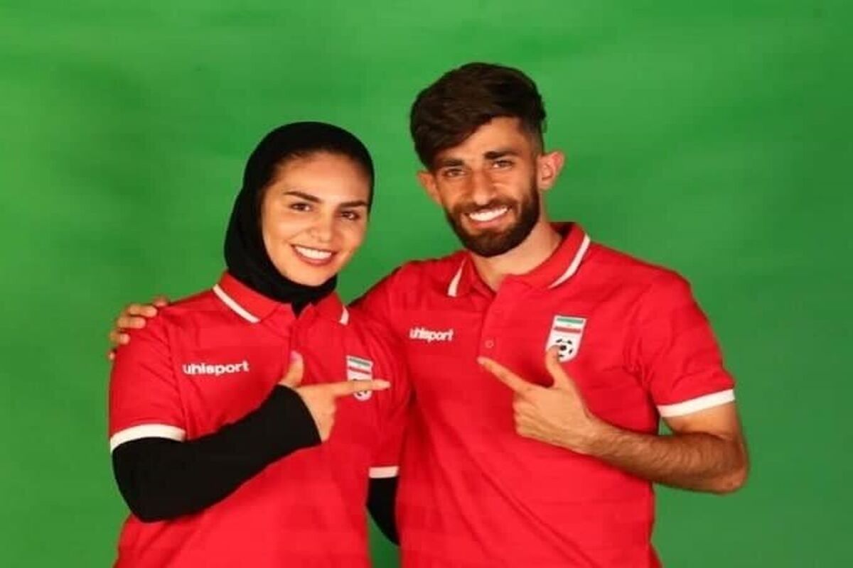 قلی زاده و همسرش با هم پرسپولیسی می شوند