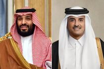 بن سلمان و امیر قطر با یکدیگر گفتگو کردند
