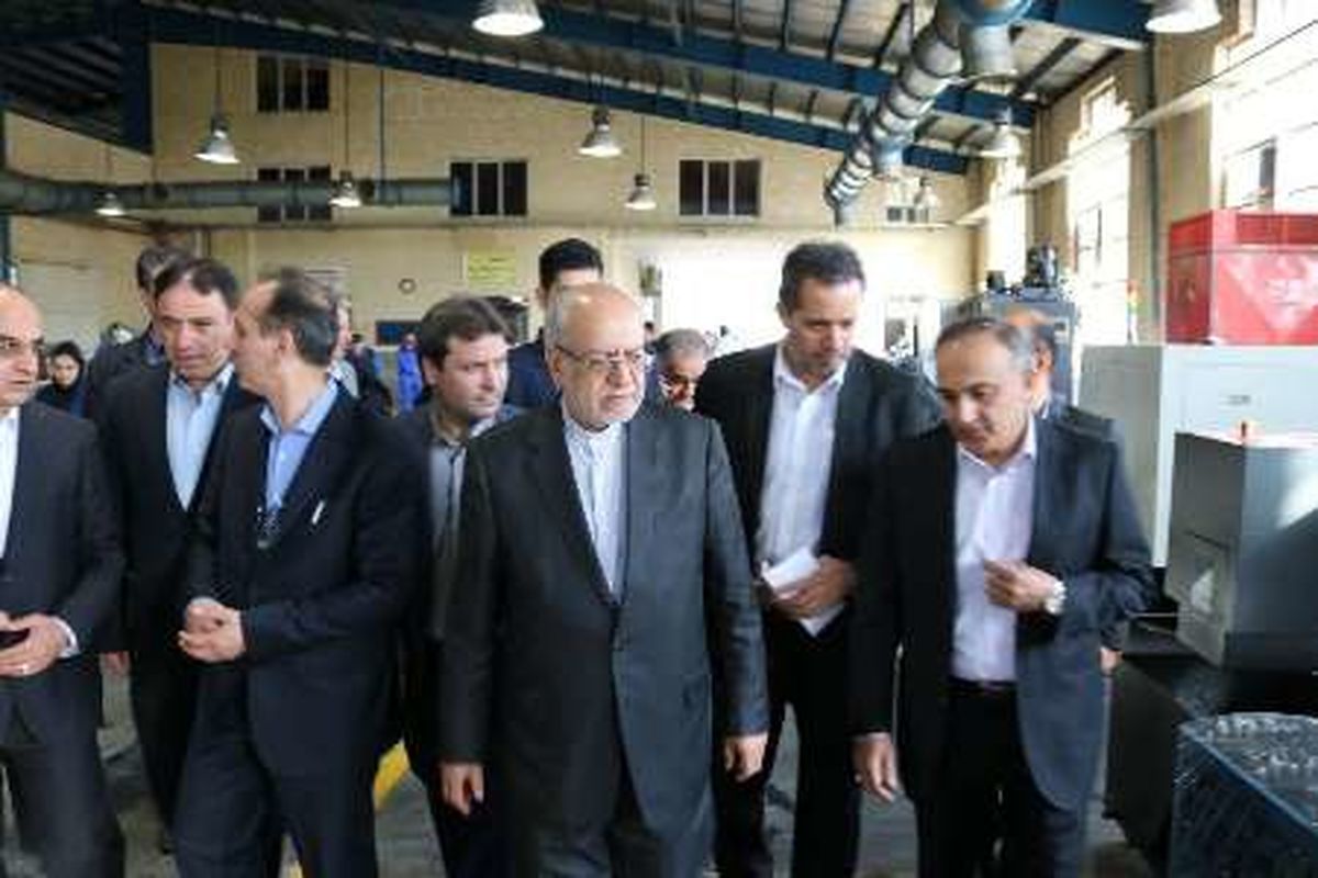 وزیر صنعت در کرمانشاه