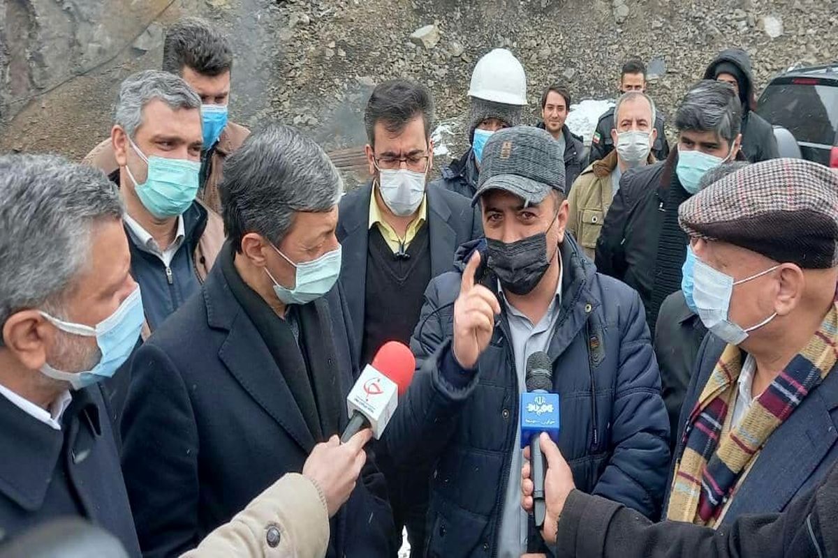 بازدید معاون رئیس جمهور از آزادراه تهران شمال