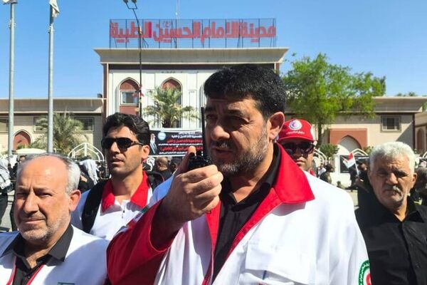 روند امدادرسانی هلال احمر در کربلا و نجف تا پایان کامل مراسم تشییع و بازگشت زائران ادامه دارد