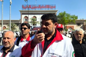 روند امدادرسانی هلال احمر در کربلا و نجف تا پایان کامل مراسم تشییع و بازگشت زائران ادامه دارد