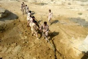 انهدام خط لوله ۱۲۵۰ متری سوخت‌رسانی قاچاق در سواحل بندر کلاهی میناب