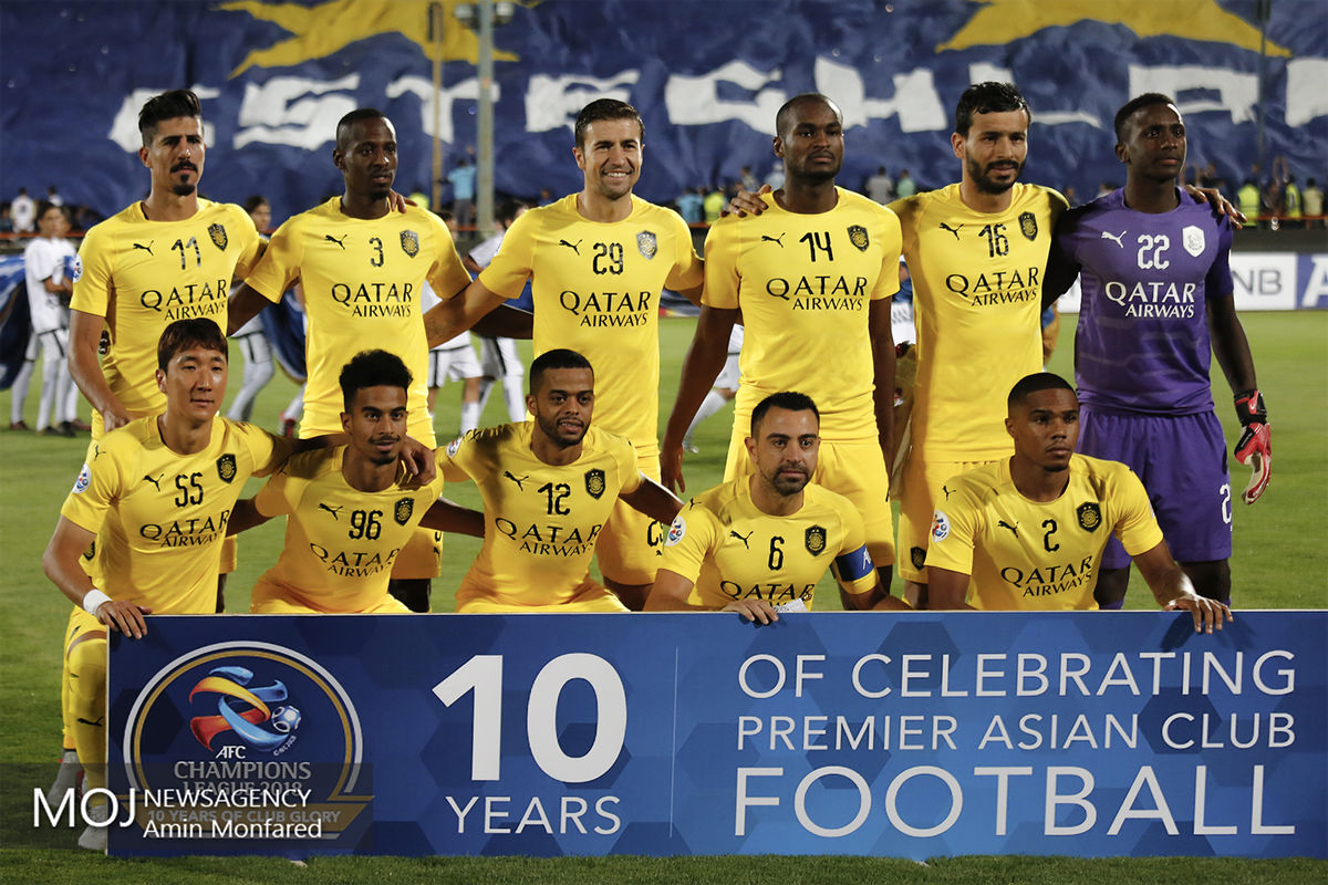 دیدار تیم های فوتبال استقلال ایران و السد قطر/عکس تیمی السد