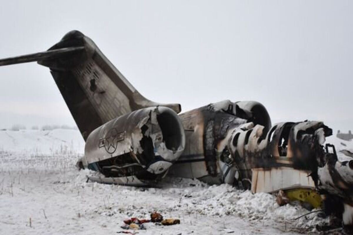 سقوط هواپیمای آمریکایی در افغانستان